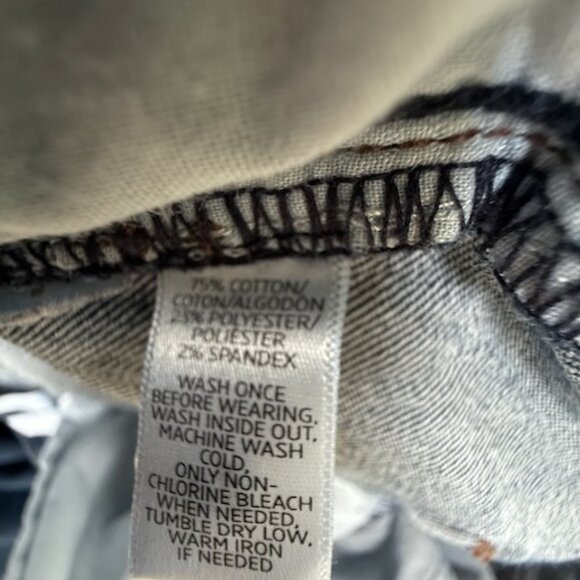 Loft Blue Denim Curvy Straight Jeans. Women's 29/8 - Picture 6 of 7